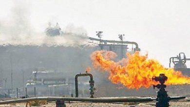 Gas pipeline blown up