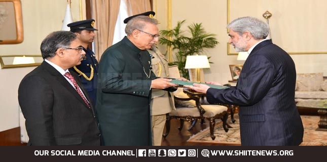 President Alvi offers condolences on martyrdom of Qassem Soleimani