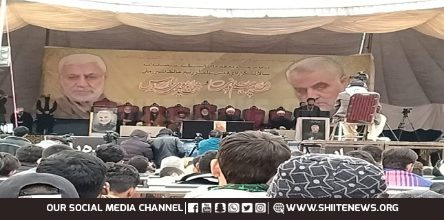 Martyrs of Resistance congregation pay tributes to Qassem Soleimani