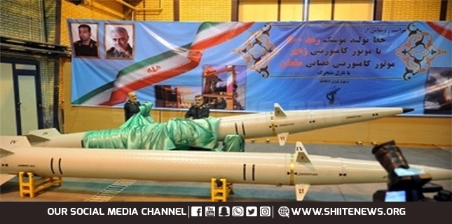 Iran unveils new missile with composite engine block