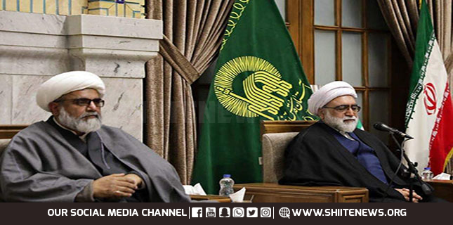 Allama Raja Nasir meets Imam Reza shrine trust custodian in Mashhad