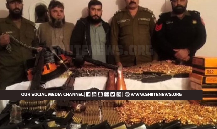 Pindi police arrests two terrorists and seiz two cars loaded with weapons