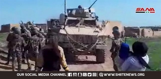 US military convoy