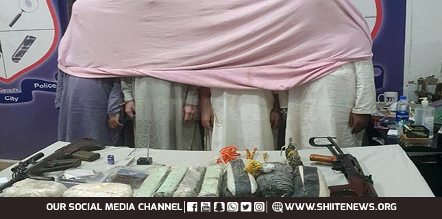 Four terrorists of AlQaeda subcontinent arrested in Karachi during a raid