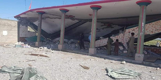 Reconstruction of exploded Shia mosque begins as foundation stone laid