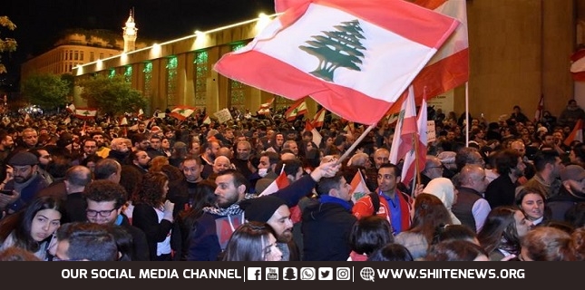 Lebanese protestors