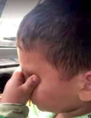 3-year-old Kashmiri child