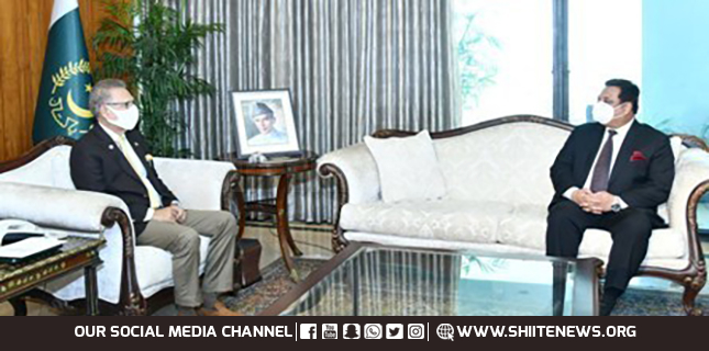 President asks new ambassador to facilitate Pakistani Zaireen in Syria