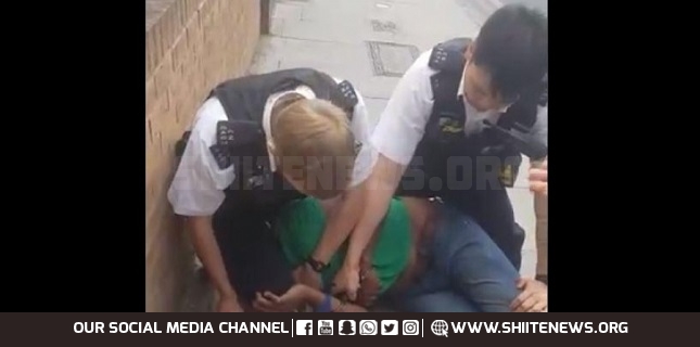 London police officer suspended over kneeling on neck of black man