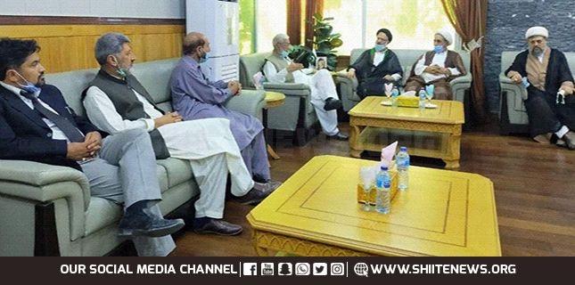 MWM GB leaders meet acting CM and CEC Gilgit Baltistan on election