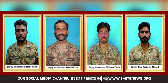 Four soldiers of Pakistan Army martyred while 4 terrorist lost lives in N Waziristan