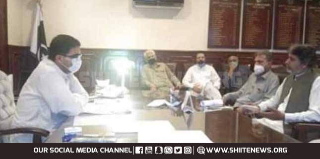 Qaumi Moharram Committee leaders meet Deputy Commissioner Peshawar