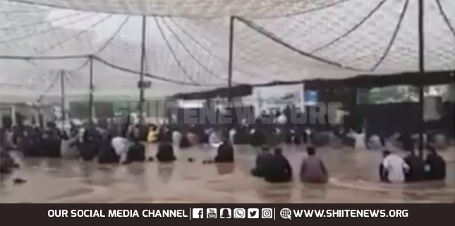 Shia Muslims begin azadari despite rains in Karachi on first Moharram