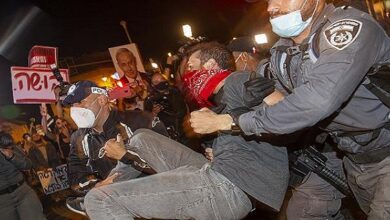 Israeli police arrested anti-Netanyahu protesters