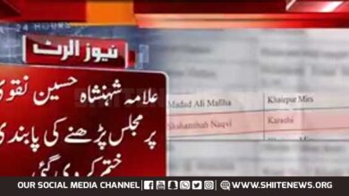 Sindh govt says no ban imposed on Allama Shahenshah Naqvi