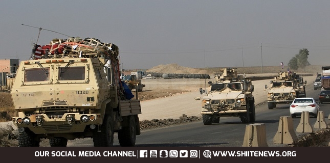 US military convoy