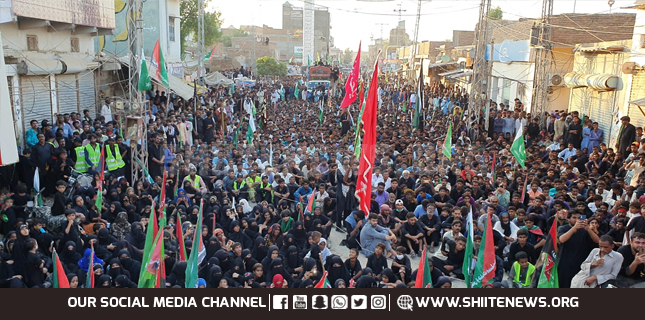 Shia Muslims take out Pakistan Rally in Matli against hatemongering takfiris