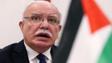 Palestinian Foreign Minister Riyad Al-Maliki