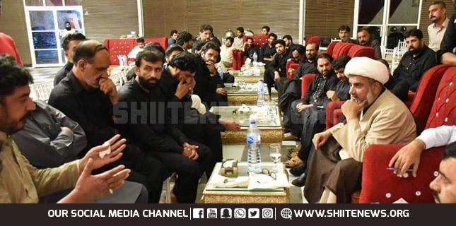 Shia Zakireen meet Allama Raja Nasir Abbas Jafari on current situation