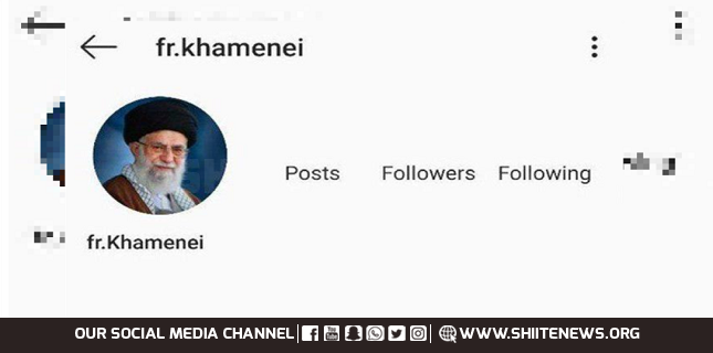 Instagram page of Ayatollah Khamenei blocked