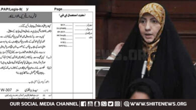 MPA Zahra Naqvi submits calling attention notice