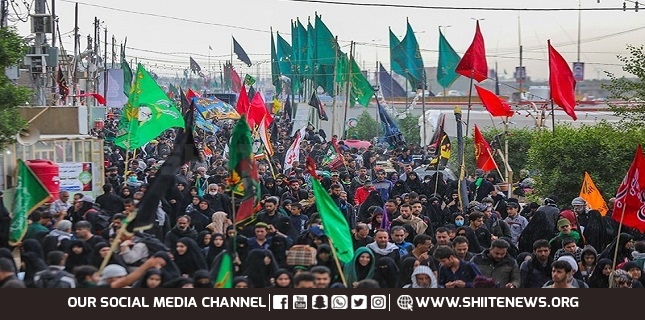 foreign pilgrims attend Arbaeen ceremony