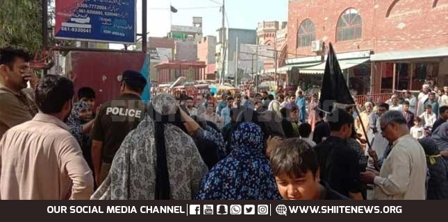 Sit in protest continues in Multan against witchhunt against Shia Muslims