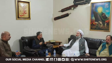 Minister for Religious Affairs Pir Noorul Haq Qadri meets
