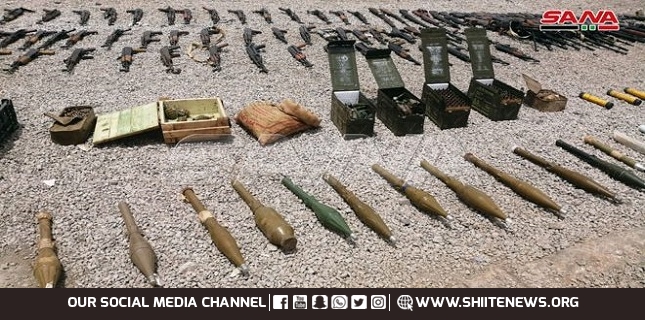 Large amounts of weapons