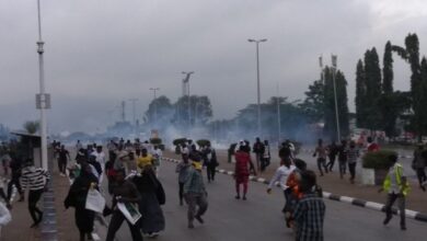 protestors in Abuja