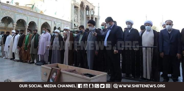 Allama Qazi Niaz Hussain Naqvi laid to rest in holy city Qom