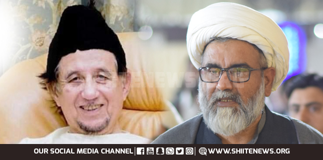 Allama Raja Nasir offers condolences over Allama Kalbe Sadiq passing away