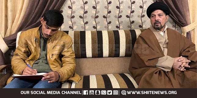 ISO Karachi Divisional President meets Allama Baqir Zaidi of MWM