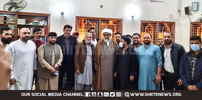 Pilgrims caravan leaders meet Allama Raja Nasir Abbas Jafari