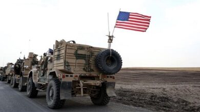 US-led military convoys