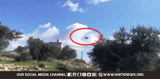 Young protesters in Gaza bring down Israeli drone using rocks