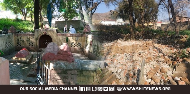 ISIS Daesh terrorists demolish shrine of Islamic saint in Shinkiari Mansehra