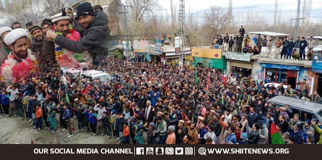Thousands of supports rally to welcome MWM GB MLAs in Skardu