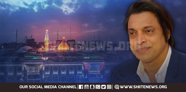 Former cricketer Shoaib Akhtar adores Hazrat Ali Akbar his role model