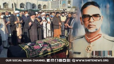 General Zakir Ali Zaidi laid to rest
