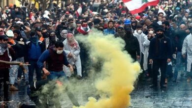 Clashes between Security Forces and Protesters in Lebanon, 23 wounded
