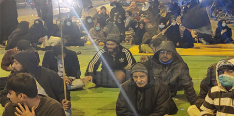 Sit in at Abbas Town Karachi against massacre of Hazara Shia coalminers