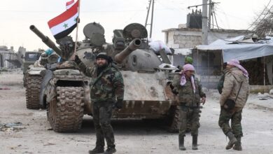 Three Syrian forces killed in terrorist attack