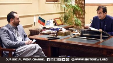 Minister Kazim Meesam calls on Chief Minister