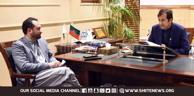 Minister Kazim Meesam calls on Chief Minister