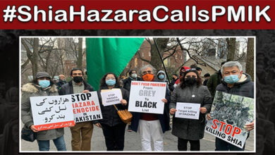 Pakistanis in New York protest against massacre of Hazara Shia