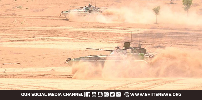 Pakistan Army conducts tactical drills Jidar ul Hadeed in Thar Desert