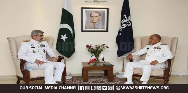 Iranian Naval commander meets Pakistan Navy Chief in Karachi