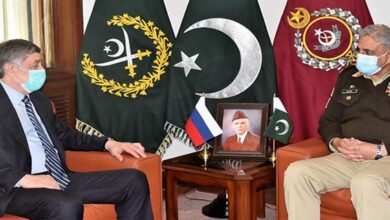 Russian presidential envoy meets Pakistan Army Chief