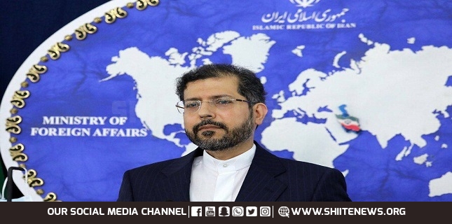 Iran's Foreign Ministry spokesman Saeed Khatibzadeh